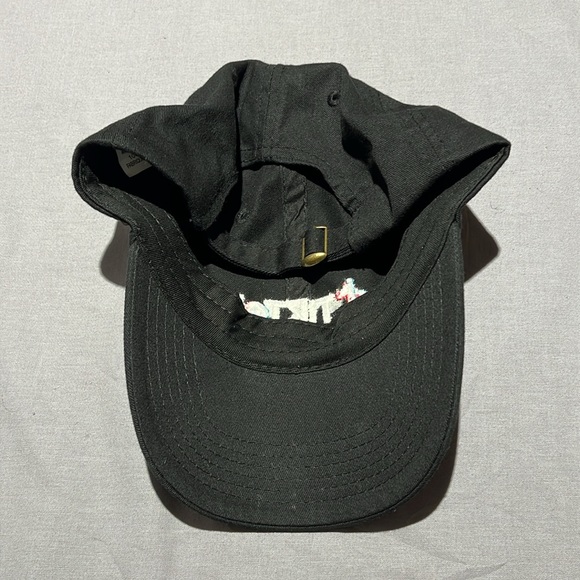 Tik Tok Baseball Hat Cap Black with Embroidered Logo Unisex Adjustable Strapback - Picture 8 of 10